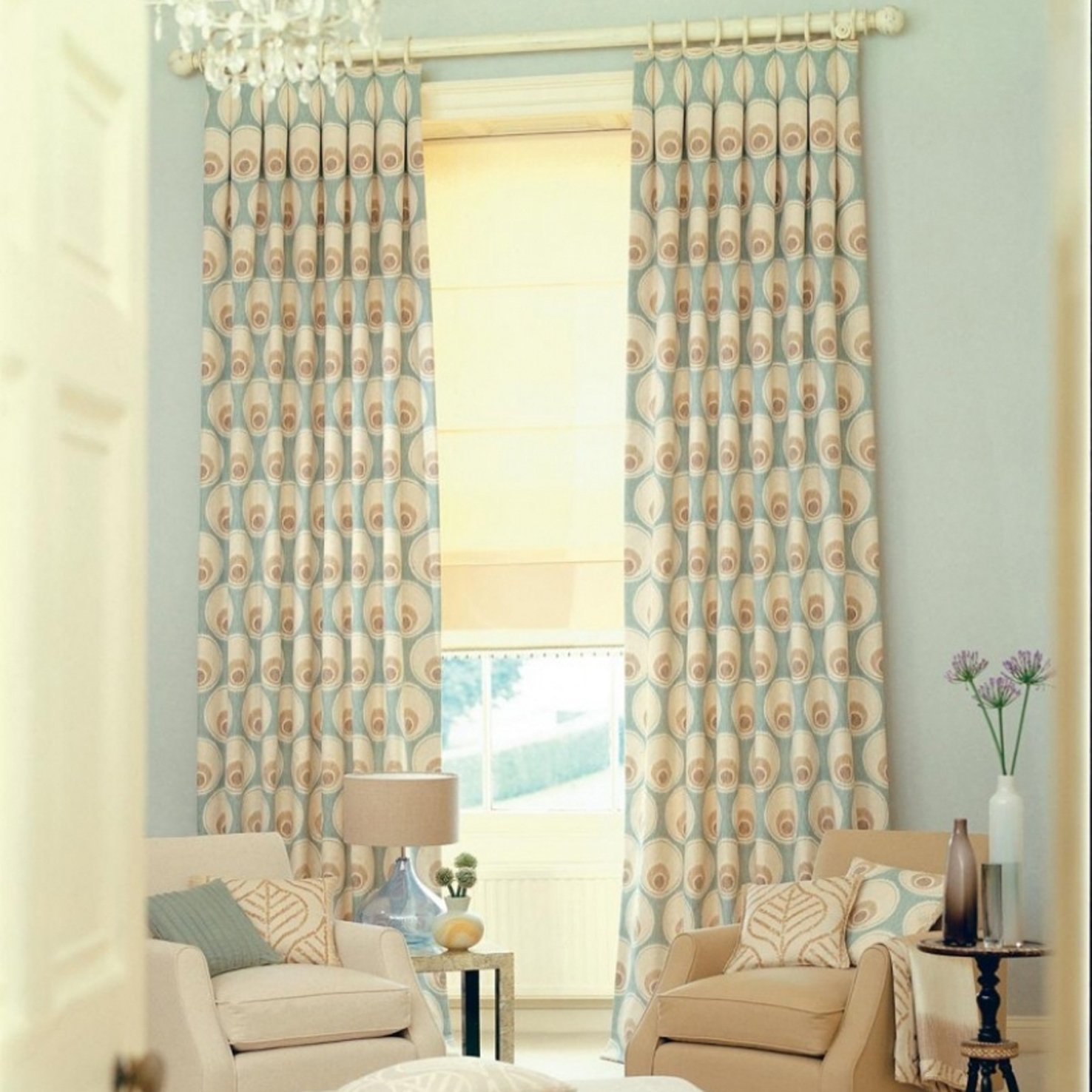 Living Room Custom Curtains