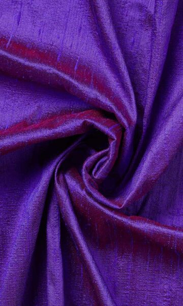 Purple Inverted Box Custom Drapes
