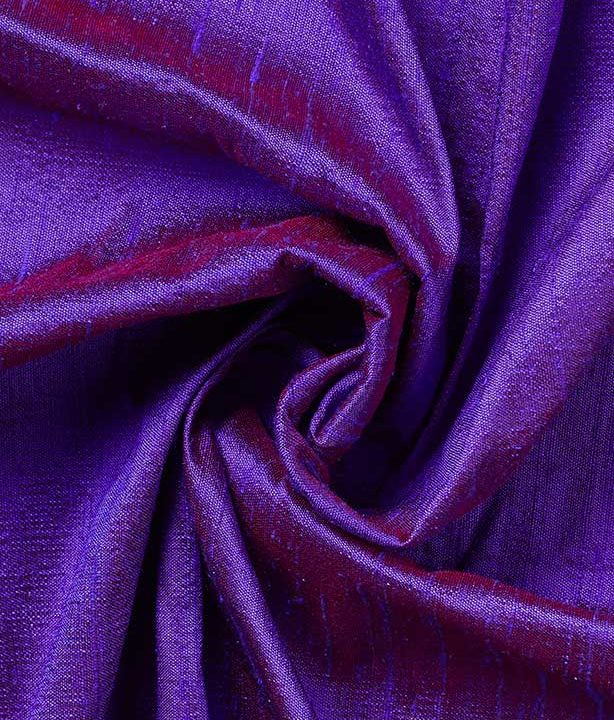 &#8216;Cuttack&#8217; Dupioni Silk Window Roman Blinds/ Shades (Purple)
