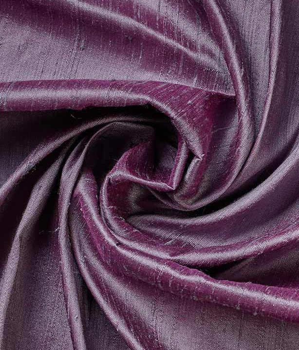 &#8216;Ajmer&#8217; Dupioni Silk Window Roman Shades/ Blinds (Purple)