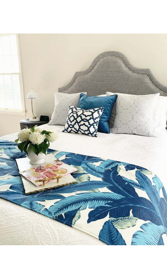 Custom Bed Runners, Scarfs & Bedspreads in Any Size I King Queen Double