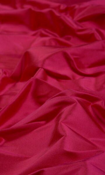 Red Plain Affordable Custom Drapery