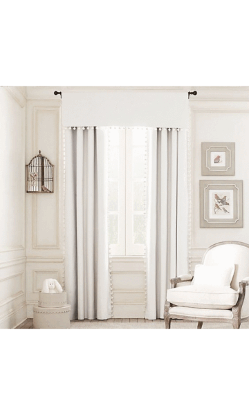 Flat Panel Valance For Window Treatments
