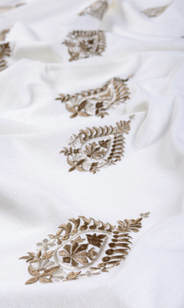 White Custom Bedroom Curtains
