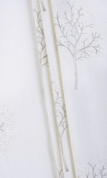 White Cotton Roman Blinds