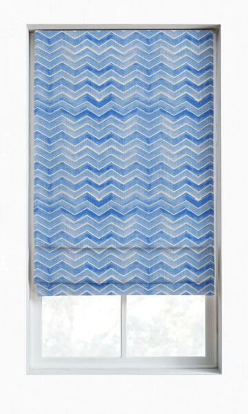 Abstract Custom Roman Blinds For Living Room