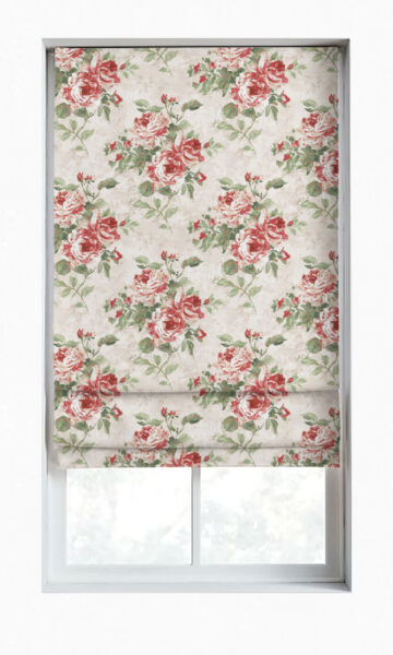 Floral Printed Blinds For Living Room