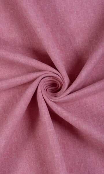 Pink Cotton Custom Fake Roman Shade