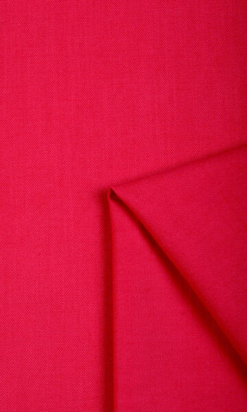 Red Cotton Custom Drapes