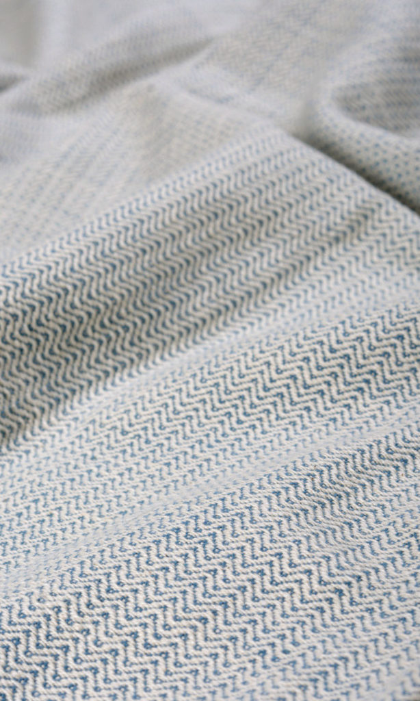 ‘Regan Sky’ Fabric Swatch (Blue) – Spiffy Spools