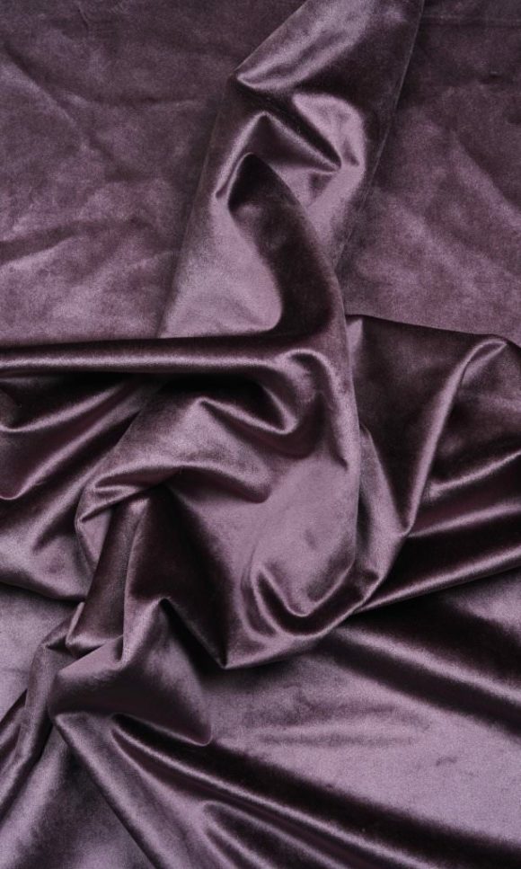 'Gypsy Plum' Custom Size Velvet Window Curtains (Purple)