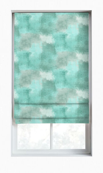 Printed Custom Roman Blinds For Kitchen