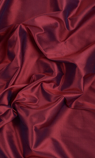 'Skuqem' Shantung Silk Made-to-Measure Roman Blinds (Crimson Red) - Image 4