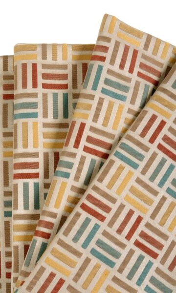 Cotton Geometric Extra Long Custom Curtains