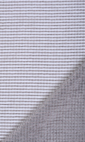 White Sheer Striped Custom Drapes For Bedroom