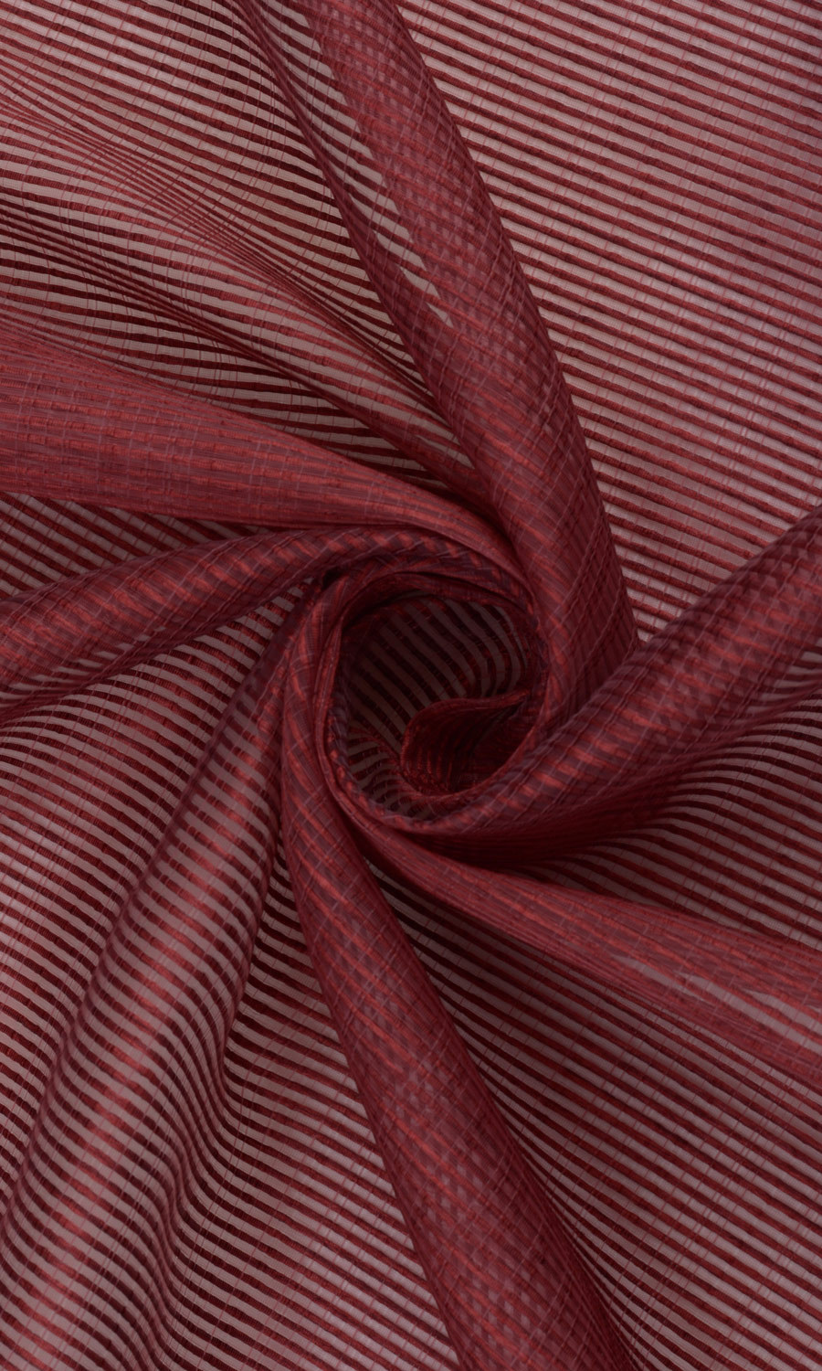 Satin Fabric Swatch - Bright Red