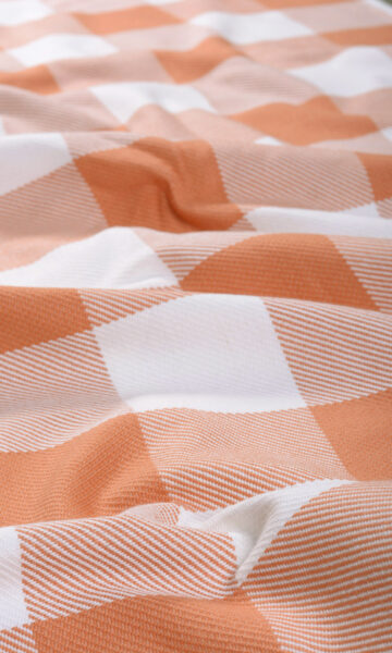 Checked Custom Drapes For Bedroom