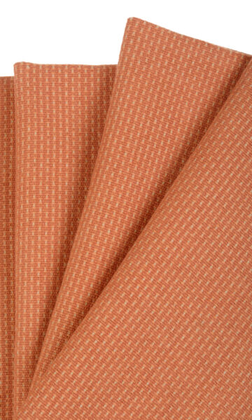 Orange Custom Roman Blinds For Kitchen