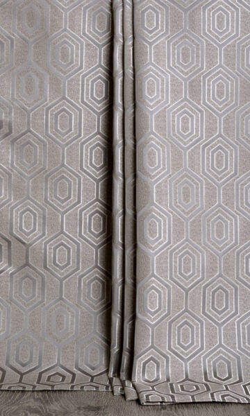 Grey Custom Drapes For Bedroom