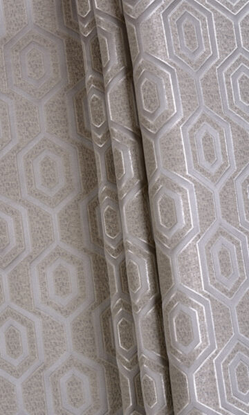 Grey Extra Long Custom Curtain