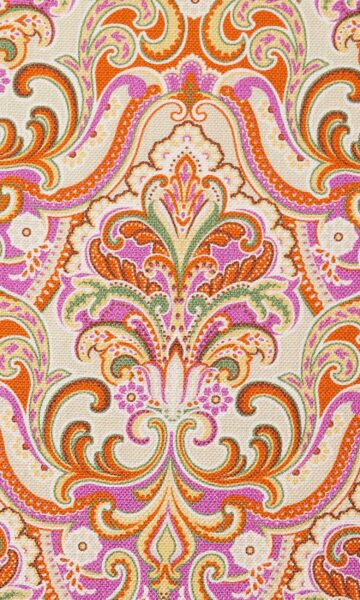 Printed Paisley Custom Valance