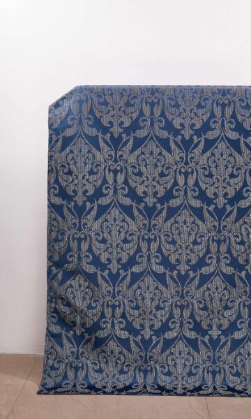 Navy Custom Curtains For Bedroom