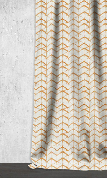 Printed Zig Zag Affordable Roman Shades