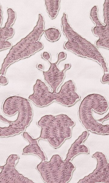 Purple & White Extra Long Custom Drapes