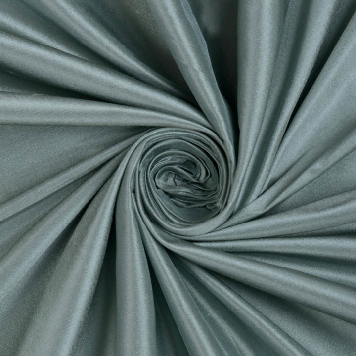 ‘Stella’ Shantung Silk Custom Roman Blinds (Steel Blue/ Grey)