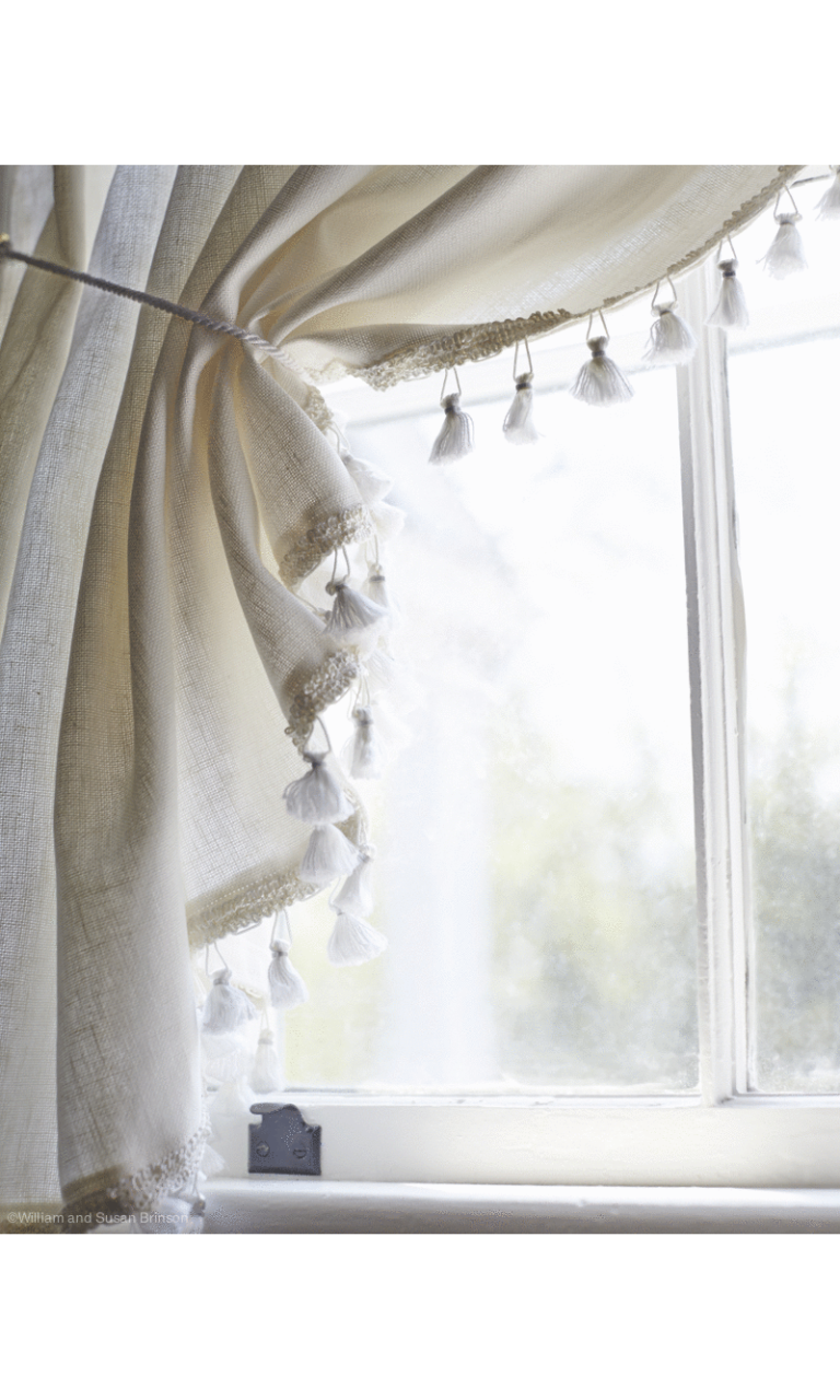 View of Custom Curtains and Drapes with Decorative 'Milan' Tassel Trim I Spiffy ...
