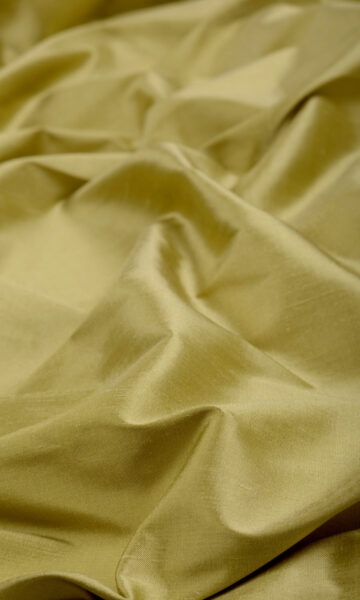 'Salsao' Shantung Silk Bespoke Fabric Blinds (Warm Green) - Image 4