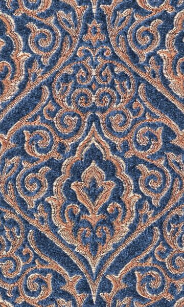 Damask Custom Drapes