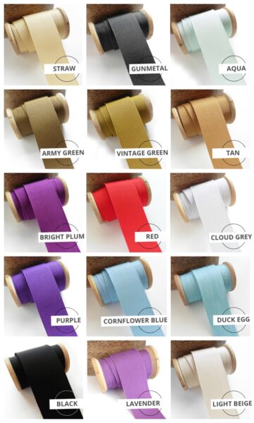 Grosgrain Ribbon Trims For Roman Shades