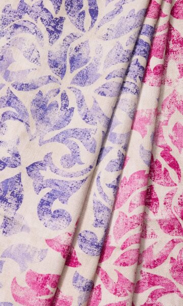 Printed Custom Drapery & Roman Blinds