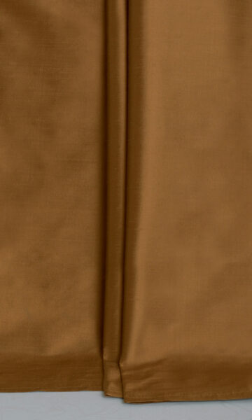 'Farelo' Shantung Silk Custom Roman Shades (Bronzy Orange) - Image 5