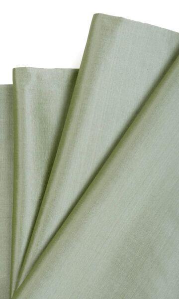 'Jeledon' Shantung Silk Custom Roman Shades (Celadon Green) - Image 4