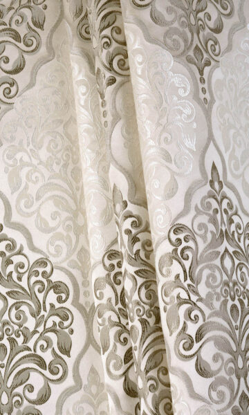 Damask Extra Long Custom Curtain
