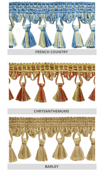 Tassel Trims For Curtains & Window Shades