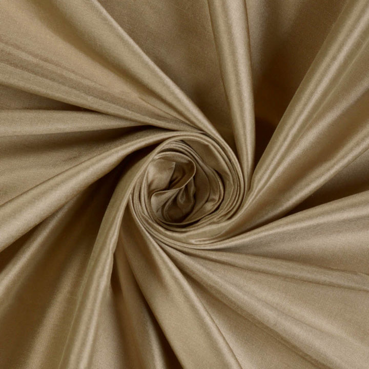 ‘Gambo’ Shantung Silk Made-to-Measure Fabric Blinds (Brown)