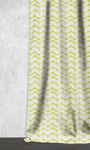 Zig Zag Printed Custom Drapes For Nursery