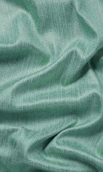 Green Custom Roman Shades & Curtains