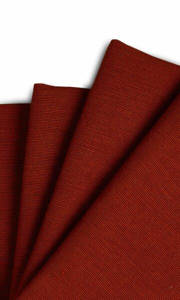 Red Bedroom Custom Drapes