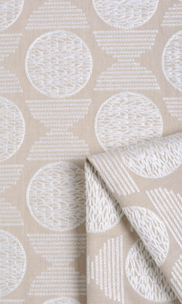 Geometric Patterned Roman Shades