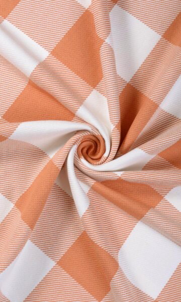 Checked Custom Drapes