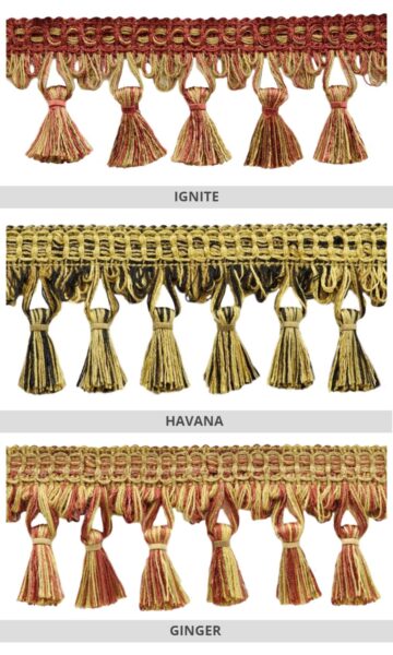 Tassel Trims For Drapery & Window Shades
