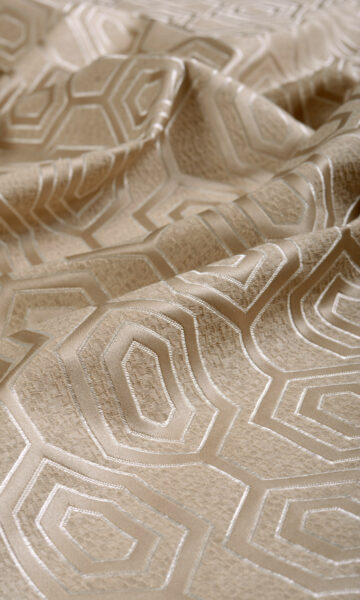 Beige Extra Long Custom Curtain