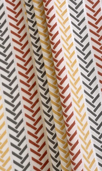 Striped Custom Roman Blinds For Living Room