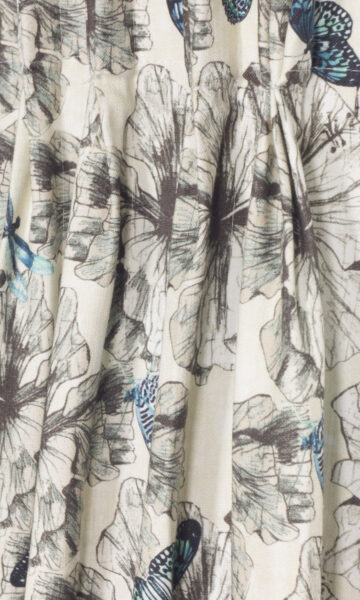Floral Extra Long Custom Curtains