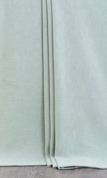 Blue Cotton Custom Roman Blinds For Living Room