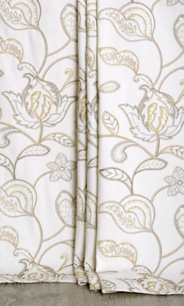 Affordable Floral Extra Long Custom Curtains